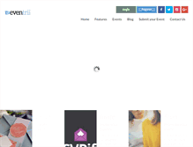 Tablet Screenshot of eventrii.com